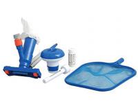 Jilong medence tisztító készlet, kék / fehér, 48x20x20 cm